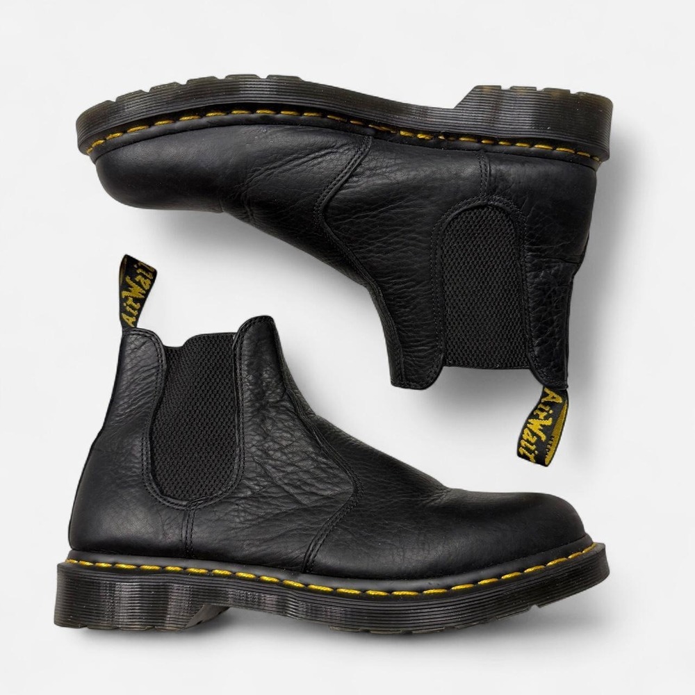 Dr. Martens 2976 black leather Chelsea boots, men's US 11 / UK 10
